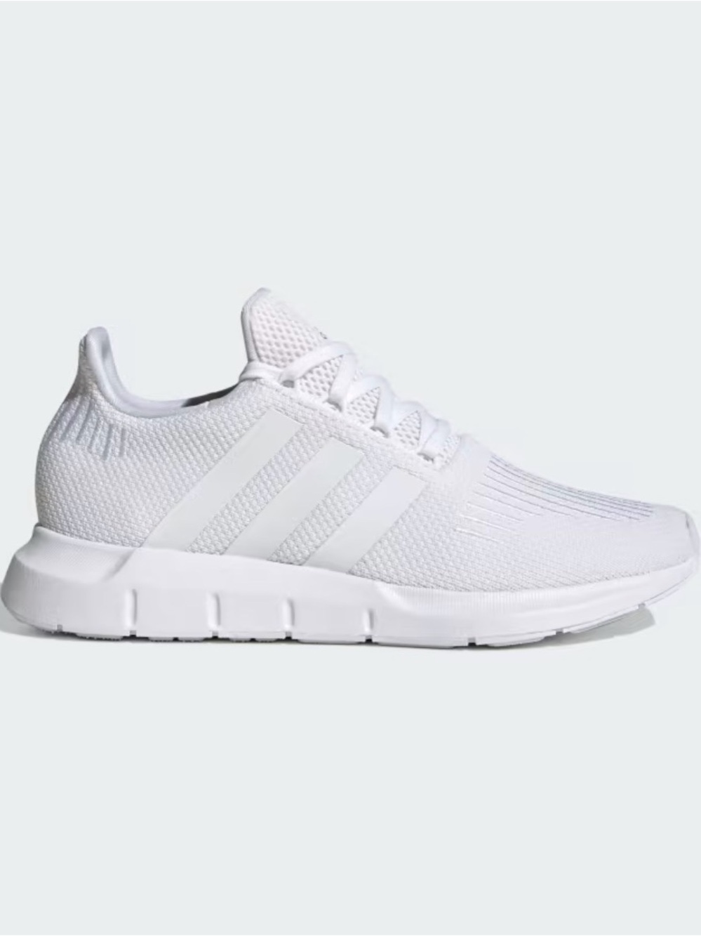 Adidas White Swift Run 1.0 Sneakers. Size 6.5 in Men / 7.5 in Women